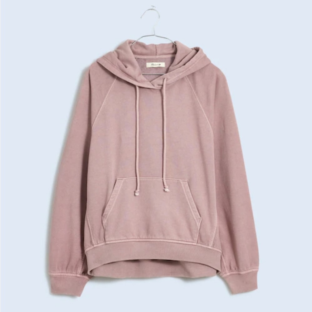 Worn Once Madewell Terry Relaxed Raglan-Sleeve Sweatshirt in Vintage Petal